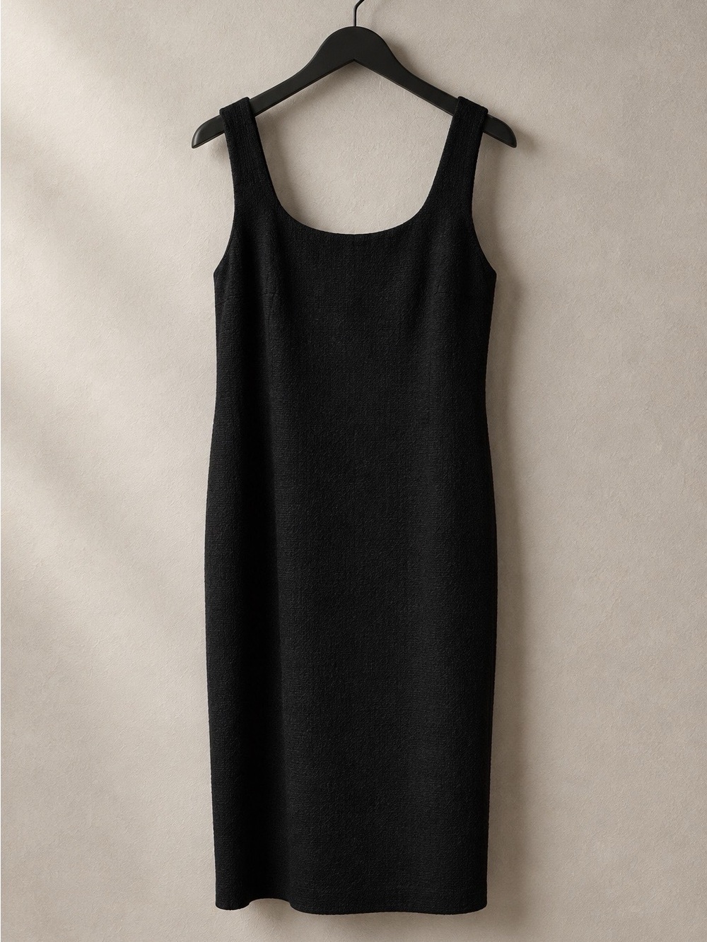 Jones New York Black Tank Midi Dress